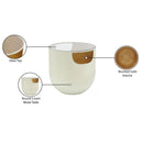 Meridian Doma Cream / Gold End Table IMAGE 8