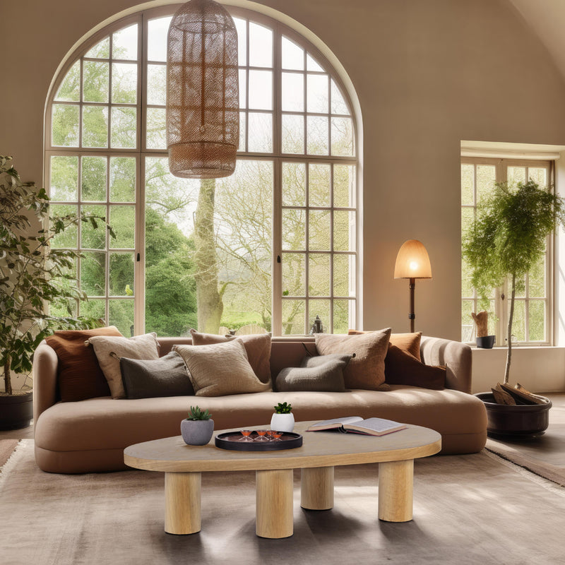 Meridian Beekman Oak Coffee Table IMAGE 2
