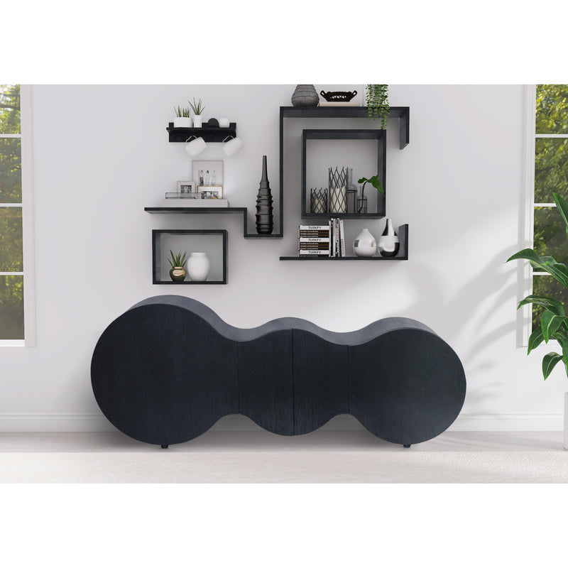 Meridian Sono Black Sideboard/Buffet IMAGE 2