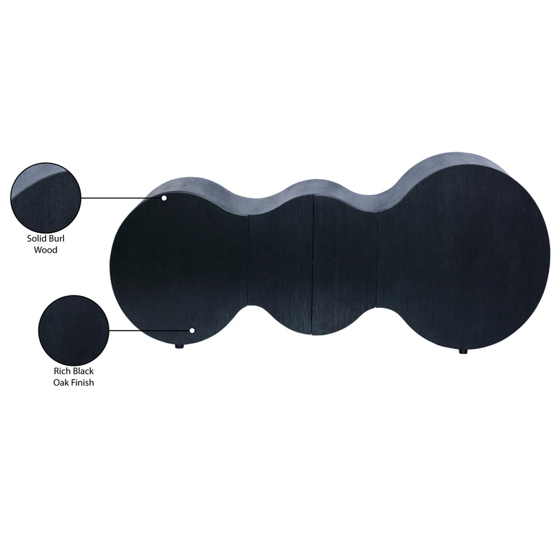 Meridian Sono Black Sideboard/Buffet IMAGE 8