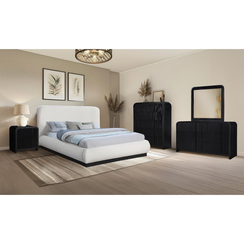 Meridian Fluted Black Chest IMAGE 11