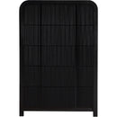 Meridian Fluted Black Chest IMAGE 3