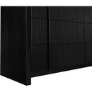 Meridian Fluted Black Dresser IMAGE 10