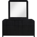 Meridian Fluted Black Dresser IMAGE 4
