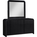 Meridian Fluted Black Dresser IMAGE 5