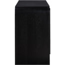 Meridian Fluted Black Dresser IMAGE 7