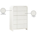 Meridian Fluted Cream Chest IMAGE 10