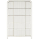 Meridian Fluted Cream Chest IMAGE 3