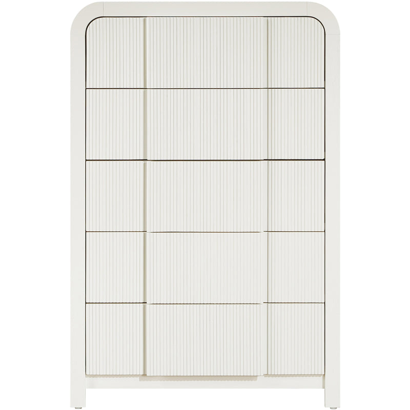 Meridian Fluted Cream Chest IMAGE 3