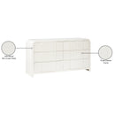 Meridian Fluted Cream Dresser IMAGE 12