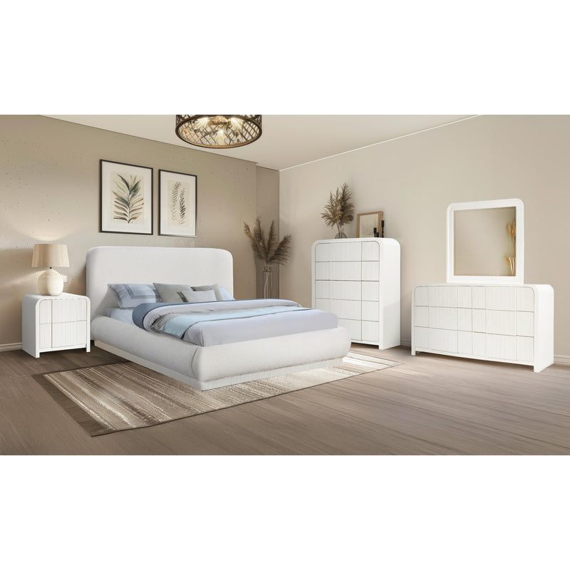 Meridian Fluted Cream Dresser IMAGE 13