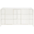 Meridian Fluted Cream Dresser IMAGE 3