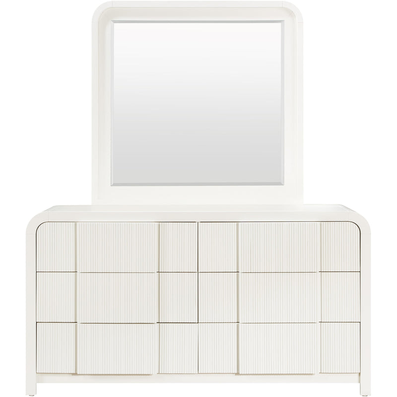 Meridian Fluted Cream Dresser IMAGE 4