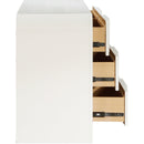 Meridian Fluted Cream Dresser IMAGE 6
