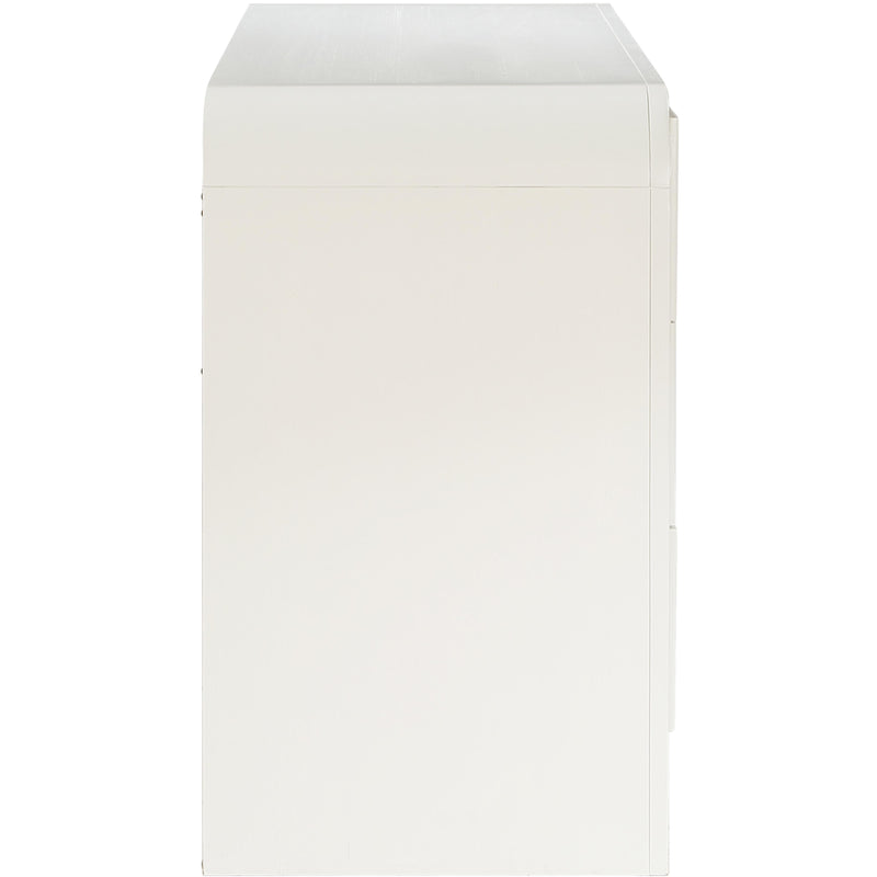 Meridian Fluted Cream Dresser IMAGE 7