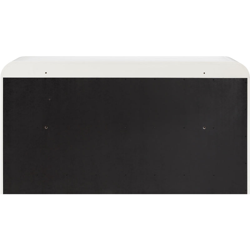 Meridian Fluted Cream Dresser IMAGE 8