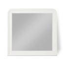Meridian Fluted Cream Mirror IMAGE 1