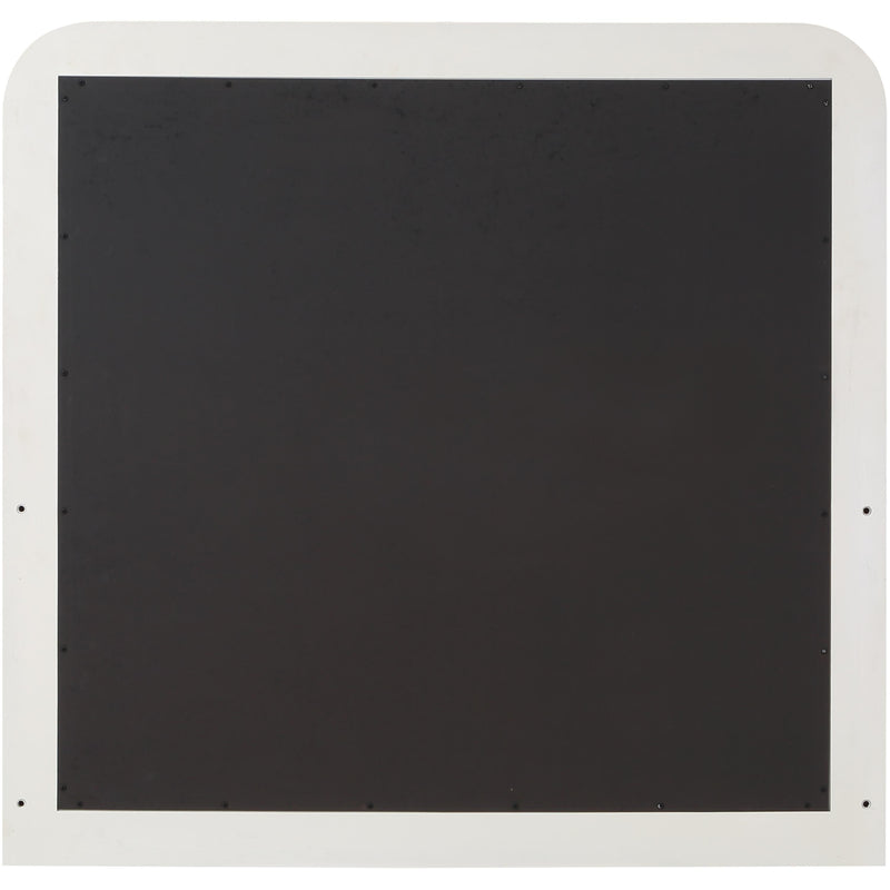 Meridian Fluted Cream Mirror IMAGE 3