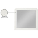 Meridian Fluted Cream Mirror IMAGE 6