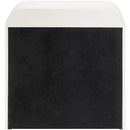 Meridian Fluted Cream Night Stand IMAGE 6