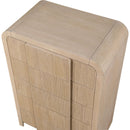 Meridian Fluted Natural Chest IMAGE 7