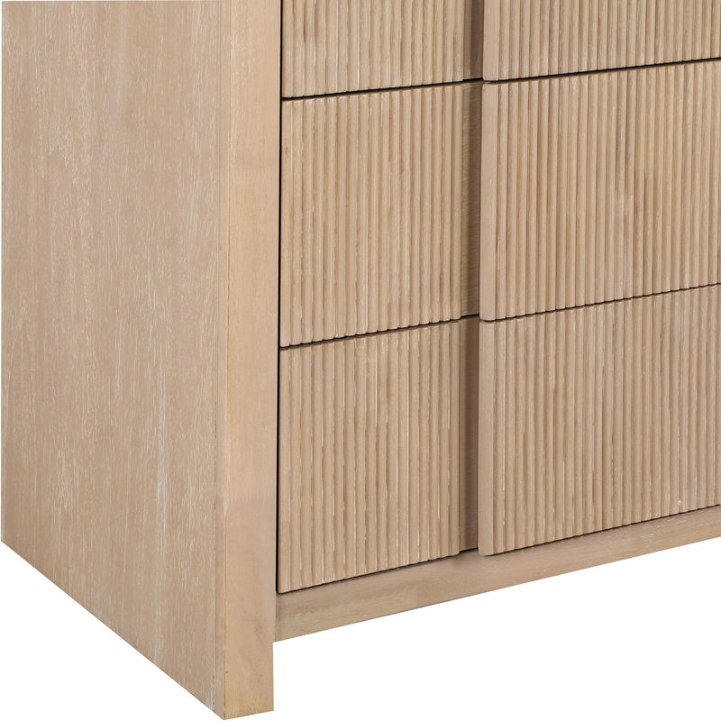 Meridian Fluted Natural Chest IMAGE 8
