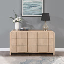 Meridian Fluted Natural Dresser IMAGE 2