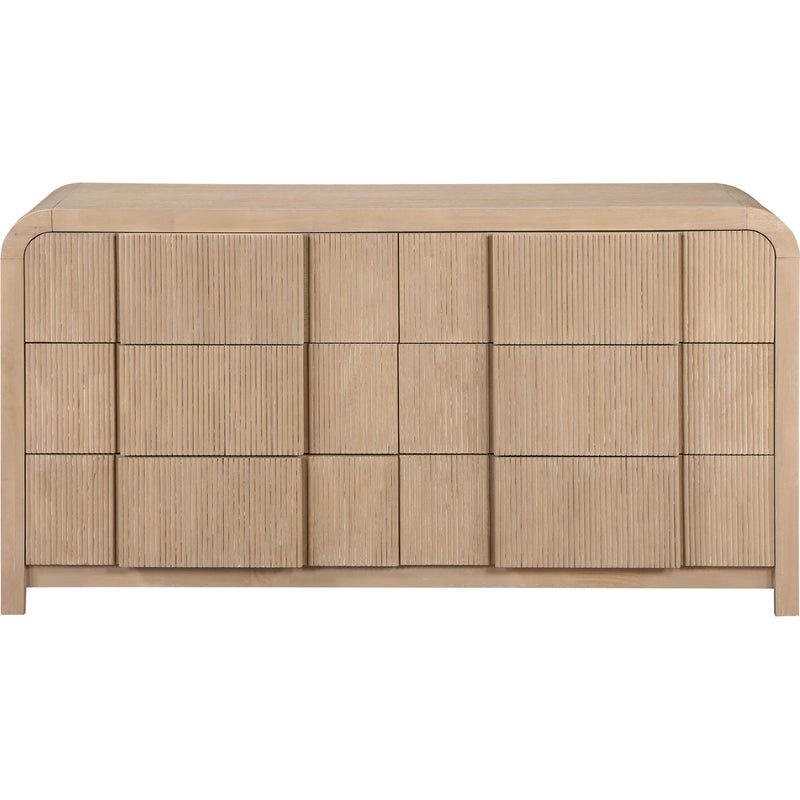 Meridian Fluted Natural Dresser IMAGE 3
