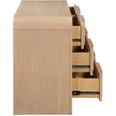 Meridian Fluted Natural Dresser IMAGE 6