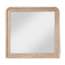 Meridian Fluted Natural Mirror IMAGE 1