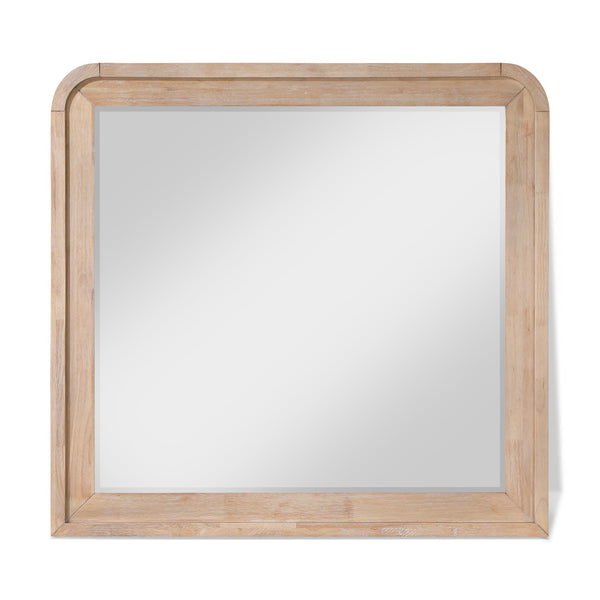 Meridian Fluted Natural Mirror IMAGE 1
