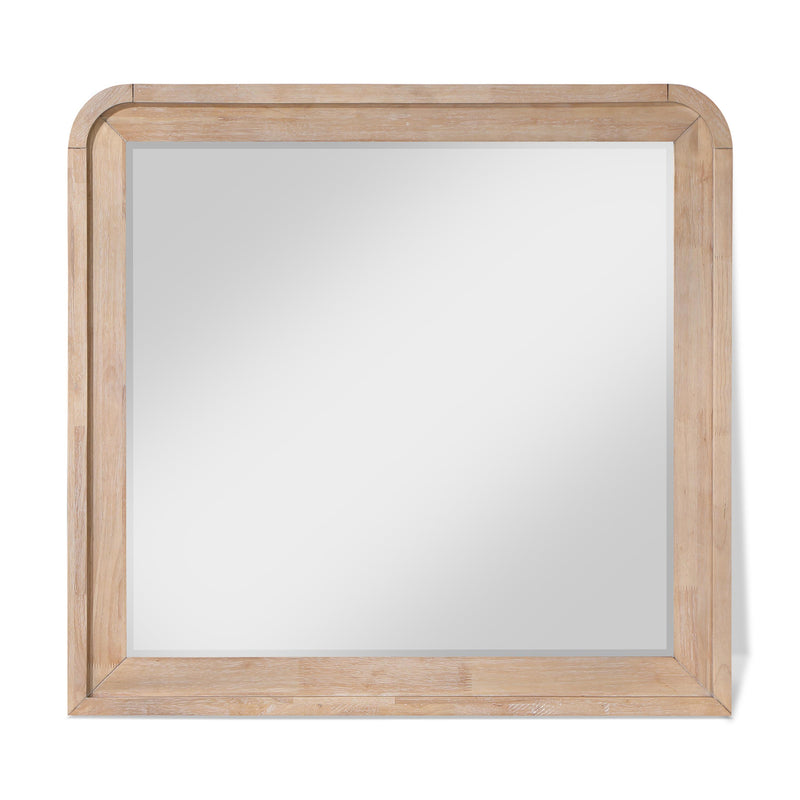 Meridian Fluted Natural Mirror IMAGE 1