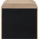 Meridian Fluted Natural Night Stand IMAGE 6