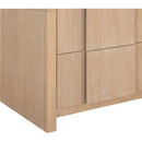 Meridian Fluted Natural Night Stand IMAGE 8