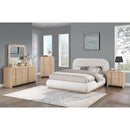 Meridian Fluted Natural Night Stand IMAGE 9