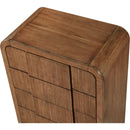 Meridian Fluted Walnut Chest IMAGE 7