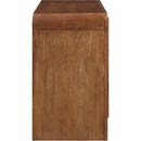 Meridian Fluted Walnut Dresser IMAGE 7