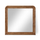 Meridian Fluted Walnut Mirror IMAGE 1