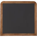 Meridian Fluted Walnut Mirror IMAGE 3