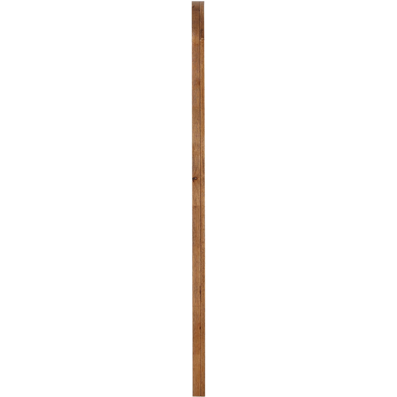 Meridian Fluted Walnut Mirror IMAGE 4