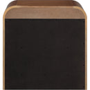 Meridian Fluted Walnut Night Stand IMAGE 6
