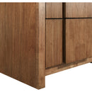 Meridian Fluted Walnut Night Stand IMAGE 8