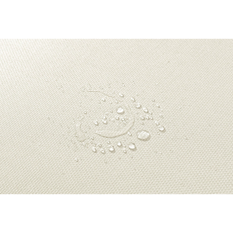 Meridian Maldives Cream Water Resistant Fabric Outdoor Patio Armless Chair IMAGE 9