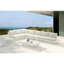 Meridian Maldives Cream Water Resistant Fabric Outdoor Patio Modular Sectional IMAGE 2