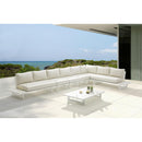 Meridian Maldives Cream Water Resistant Fabric Outdoor Patio Modular Sectional IMAGE 2
