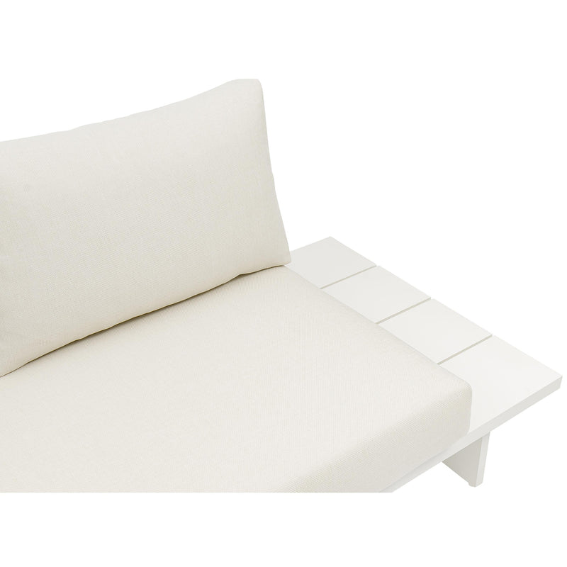 Meridian Maldives Cream Water Resistant Fabric Outdoor Patio Modular Sectional IMAGE 8