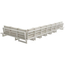 Meridian Maldives Cream Water Resistant Fabric Outdoor Patio Modular Sectional IMAGE 3