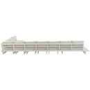 Meridian Maldives Cream Water Resistant Fabric Outdoor Patio Modular Sectional IMAGE 4