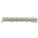 Meridian Maldives Cream Water Resistant Fabric Outdoor Patio Modular Sectional IMAGE 4