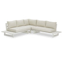 Meridian Maldives Cream Water Resistant Fabric Outdoor Patio Sectional (3 Boxes) IMAGE 1